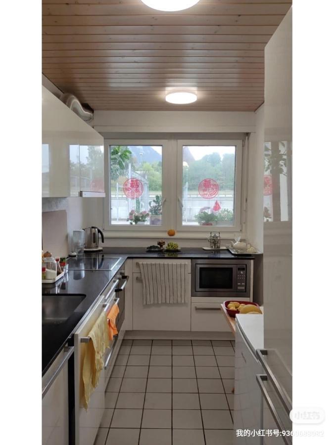 Spiez Lakeview By The Station Room C ภายนอก รูปภาพ