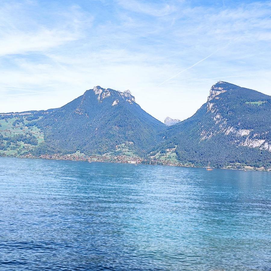 Spiez Lakeview By The Station Room C ภายนอก รูปภาพ
