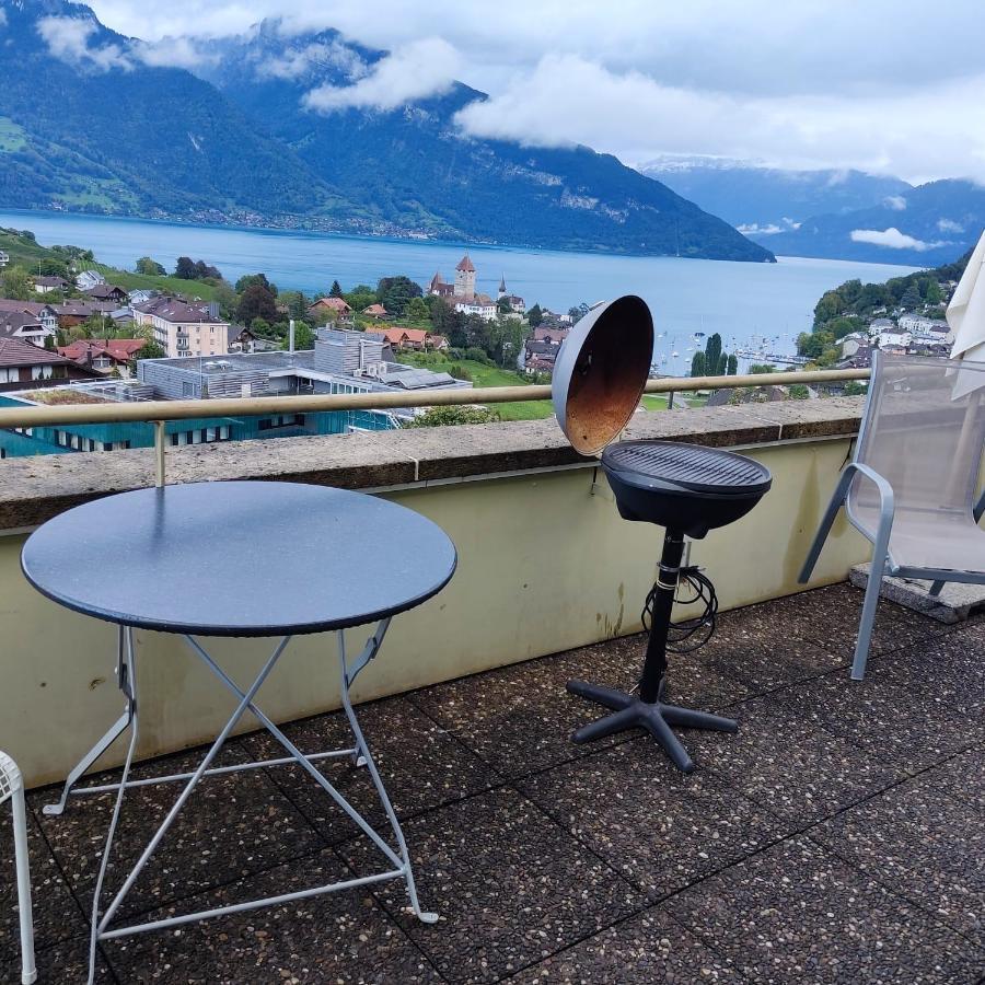 Spiez Lakeview By The Station Room C ภายนอก รูปภาพ
