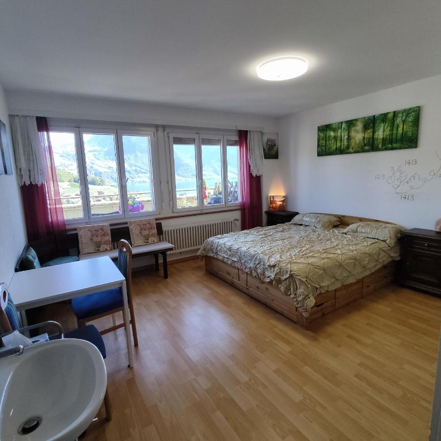 Spiez Lakeview By The Station Room C ภายนอก รูปภาพ